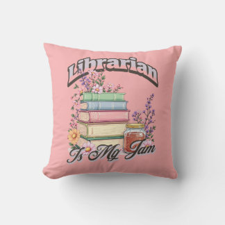 Librarian Throw Pillow