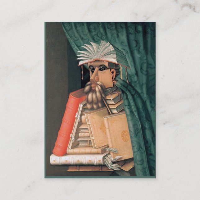 Librarian, Writer, Researcher - Two Sided Business Card (Front)