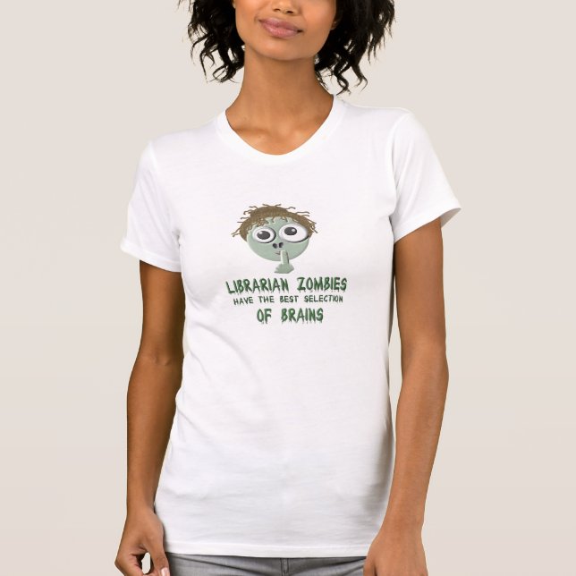 Librarian Zombies - tee shirt (Front)