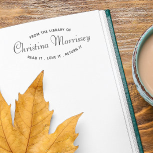 Librarians Read It Love It Return It Personalized Self-inking Stamp