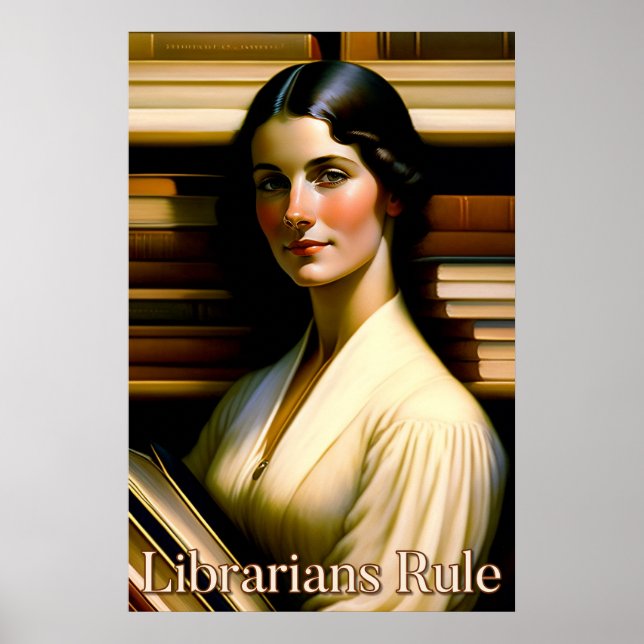 Librarians Rule Poster (Front)
