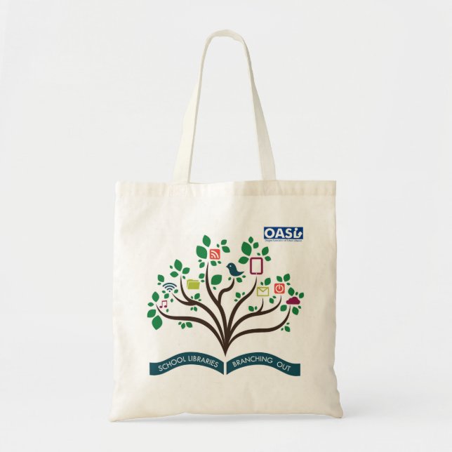 "Libraries Branching Out" Budget Tote (Front)