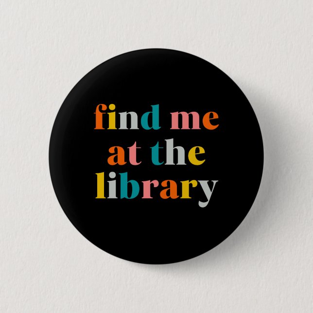 Library 2 Inch Round Button (Front)