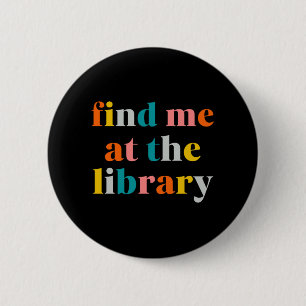 Library 2 Inch Round Button