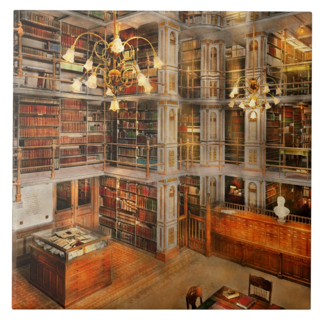 Library - A literary classic 1905 Tile (Front)