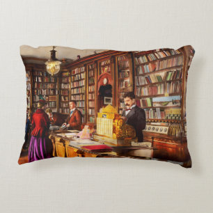 Library - A novel idea 1895 Accent Pillow