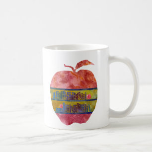 Library Apple Coffee Mug