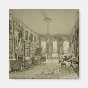 Library as Sitting Room, Cassiobury Park, c.1815, Magnet
