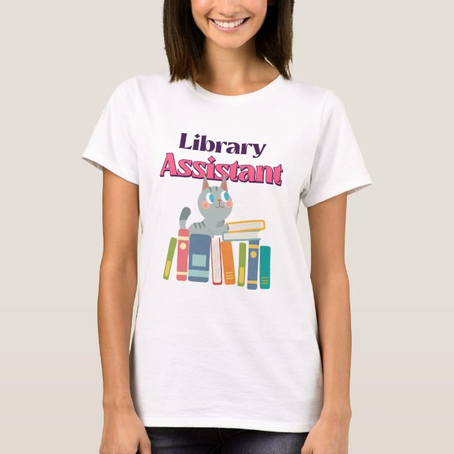 Library Assistant T-Shirt (Front)