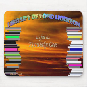 Library Beyond Horizon Mouse Pad