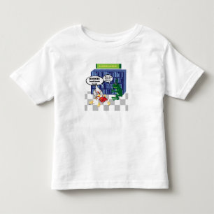 Library book chook joke toddler t-shirt