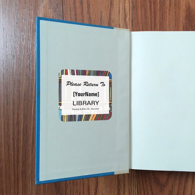 Library Book Return sticker (Creator Uploaded)