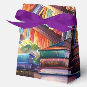 Library Books Favor Box