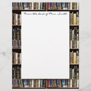 Library Books Letterhead