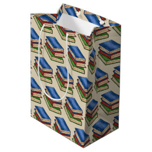 Library Books Teacher Librarian School Reading Medium Gift Bag