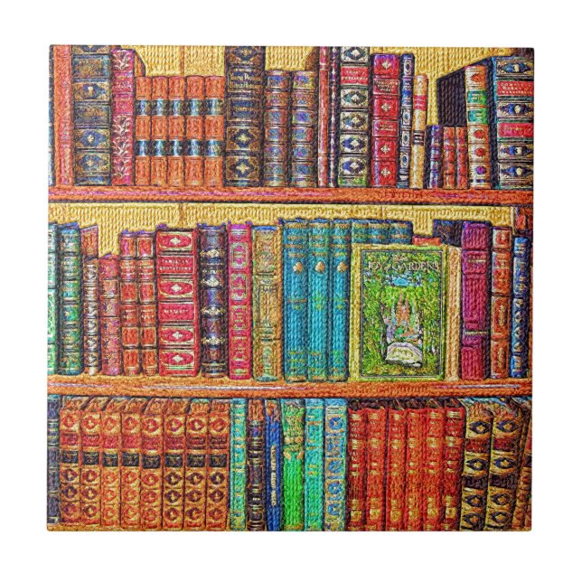 Library Books Tile (Front)