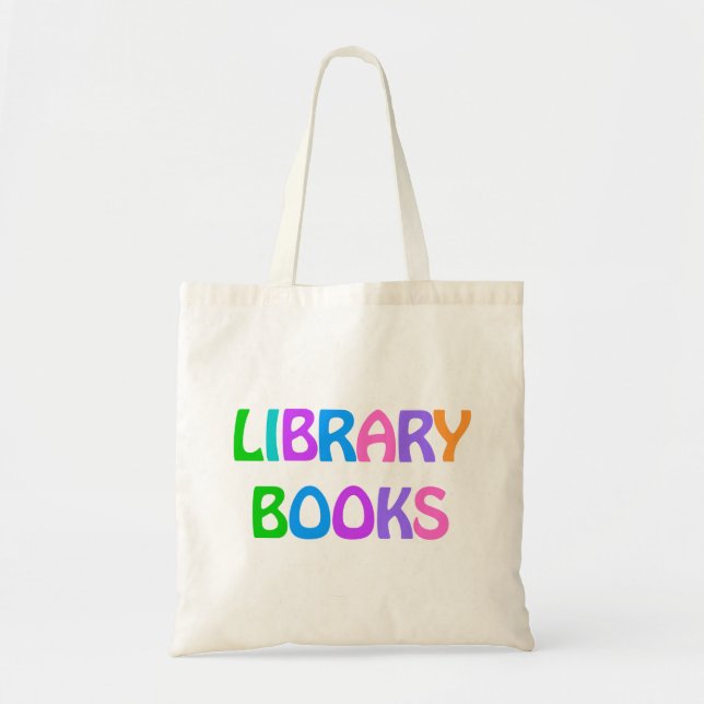 LIBRARY BOOKS Tote Bag (Front)