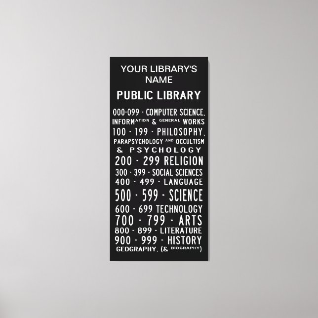 Library Bus Roll Sign (Front)