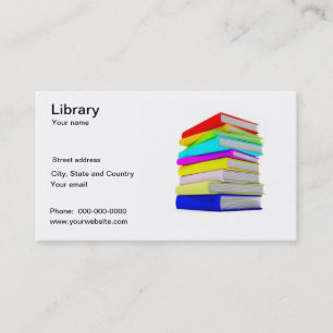 Library business card