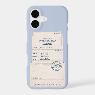 Library Card Personalized Bookish Phone Case