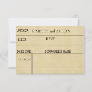 Library Card   RSVP Response Card