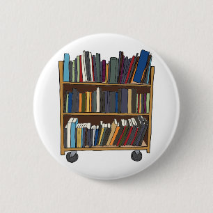 Library Cart 2 Inch Round Button