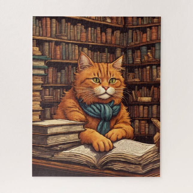 library cat #17 puzzle (Vertical)