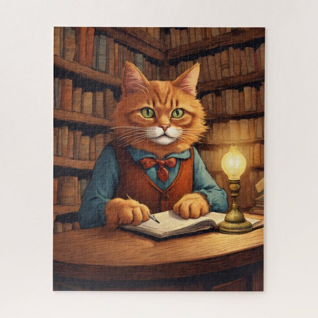 library cat #18 puzzle (Vertical)
