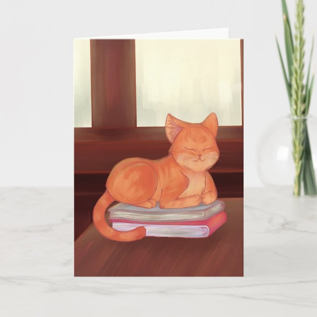 Library Cat Card (Front)