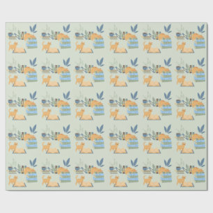 Library Cats Wrapping Paper