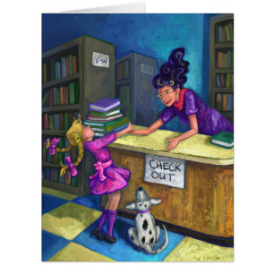 Library Check Out Artwork