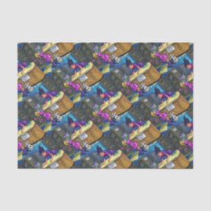 Library Check Out Tissue Paper