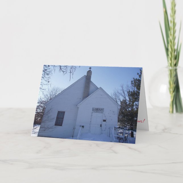 “Library" Christmas Card (Front)