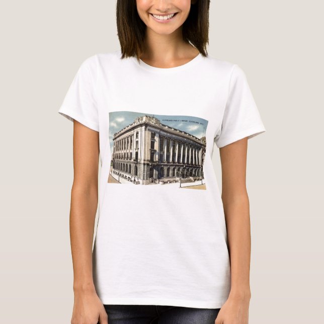 Library, Cleveland, Ohio c1934 T-Shirt (Front)