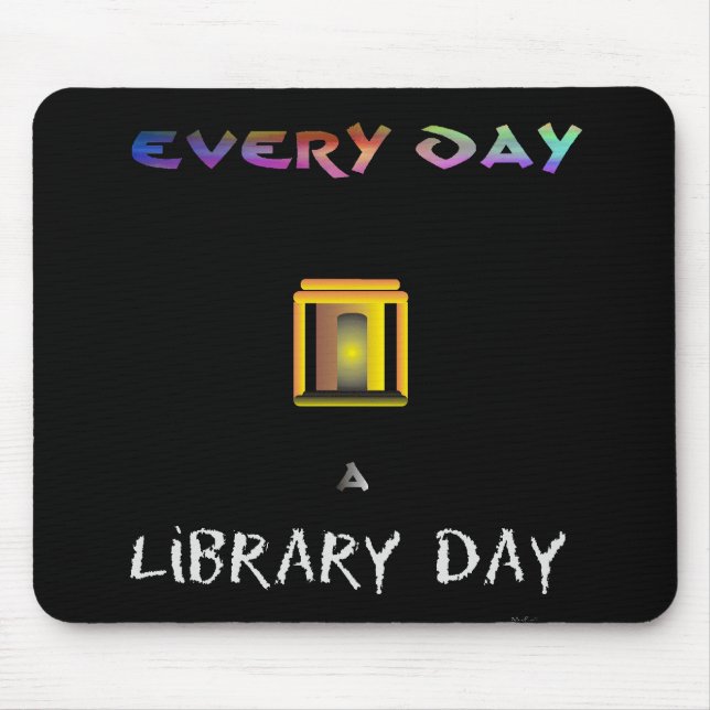 Library Day Mouse Pad (Front)