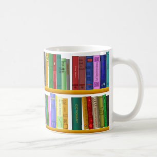 Library for genius. Books for clever students Coffee Mug