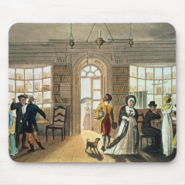 Library, from 'Poetical Sketches of Mouse Pad (Front)