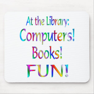 Library Fun Mouse Pad