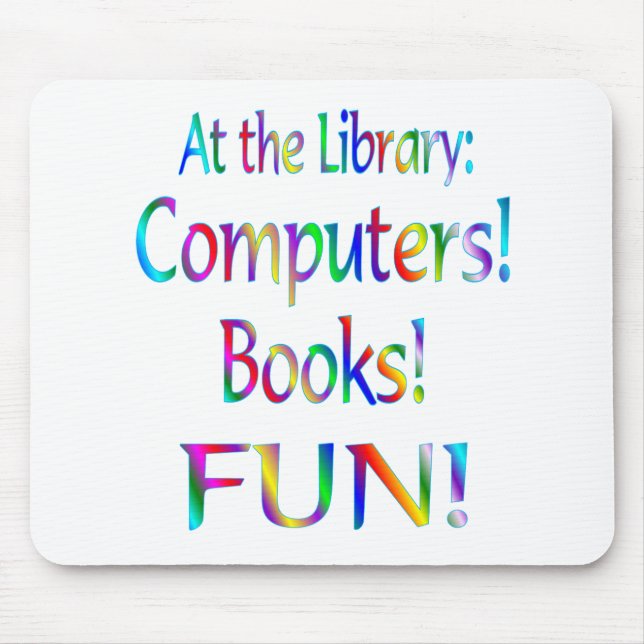 Library Fun Mouse Pad (Front)
