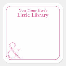 & Library Labels | Greeting Card Book Gift Tag