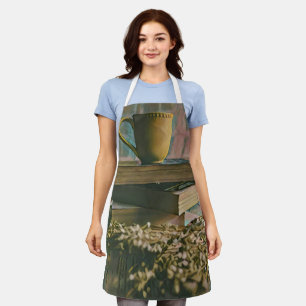 Library lover artwork apron