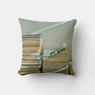 Library lover artwork throw pillow