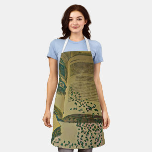 Library lover gift apron