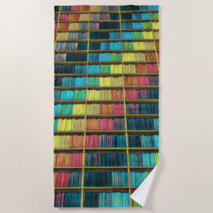 Library Lovers Gift Beach Towel