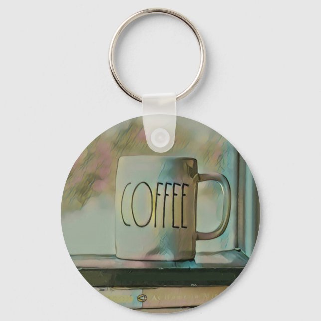 Library Lovers Gift Keychain (Front)