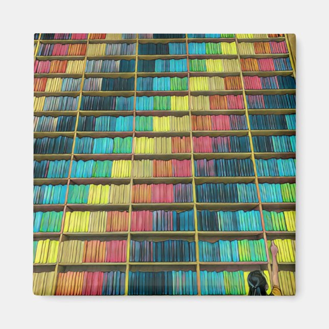 Library Lovers Gift Magnet (Front)
