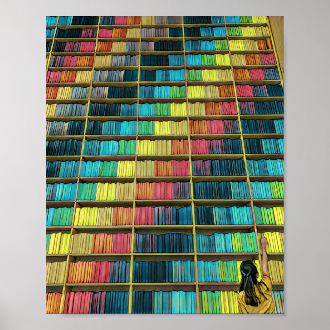 Library Lovers Gift Poster (Front)