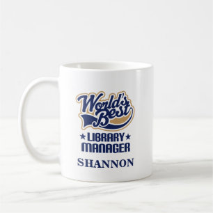 Library Manager Personalized Mug Gift