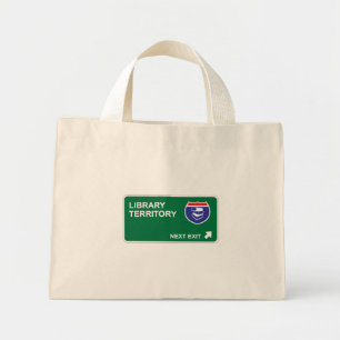 Library Next Exit Mini Tote Bag