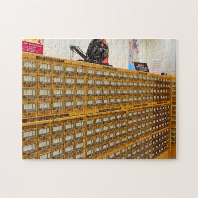 Library of Congress Card Catalogue Jigsaw Puzzle (Horizontal)